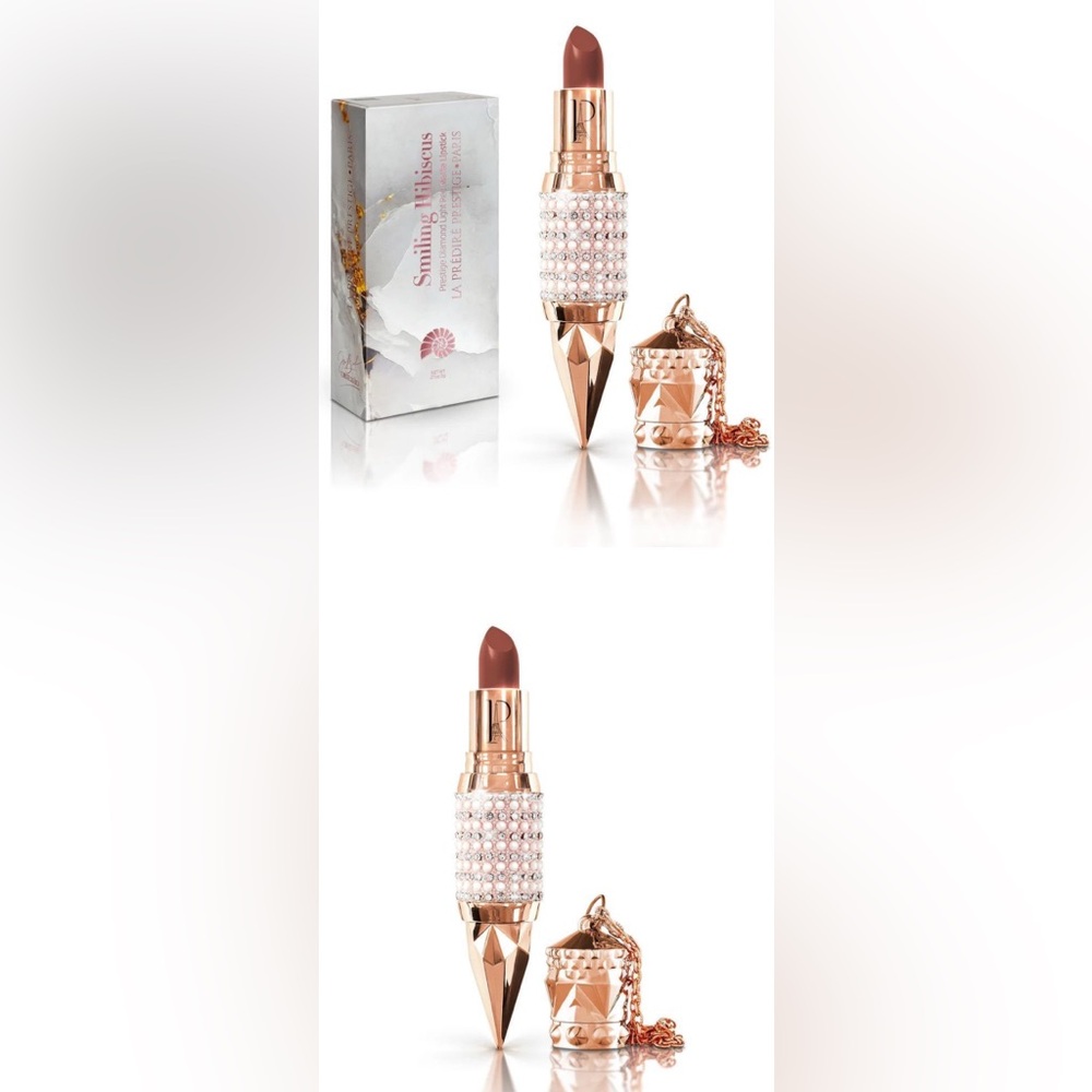 DIAMONDLIPO1 Smiling Hibiscus Prestige Diamond Matte Lipstick
